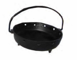 מעמד גחלים 24 ס"מ + ידית יציקת ברזל