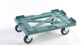 עגלה דולי ירוקה פלסגד לארגזי 60/40 ס"מ