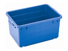 מיכל 130 ליטר כחול 77/55/42