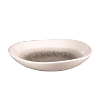 צלחת עמוקה 25 ס"מ ללא שולים צדף  CHURCHILL QUARTZ BLACK ISLA