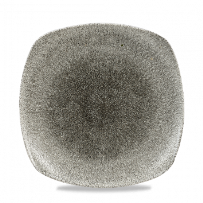 צלחת מרובע 25 ס"מ(10)שחור CHURCHILL RAKU BLACK