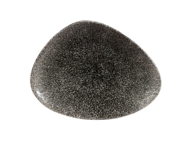 צלחת משולשת 19/14 ס"מ CHURCHILL RAKU BLACK