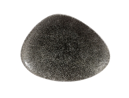 צלחת משולשת 26/20 ס"מ CHURCHILL RAKU BLACK