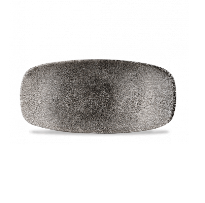פלטה מלבנית 27/13 ס"מ  שחור CHURCHILL RAKU BLACK