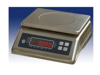 "נטו"-משקל נירוסטה אטום מים עד 15 ק"ג משטח שקילה 21/21 דיוק 1 גרם  S.S" נטו" 3