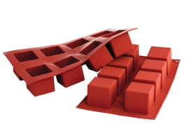 תבנית סיליקון קוביות עמוקות 8 שקעים SILIKOMART