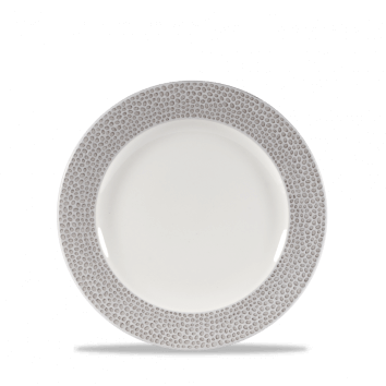 צלחת 24 ס"מ שוליים(9) אפור צדף 1/12 CHURCHILL Isla Spinwash Shale Grey 3