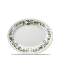 פלטה אובל 30.5 ס"מ סומטרה שוליים אורינטלי CHURCHILL 1/12