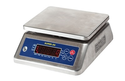 "נטו"-משקל נירוסטה אטום מים עד 30 ק"ג דיוק 2 גר'  210 × 210 מ”מ S.S "נטו" 3