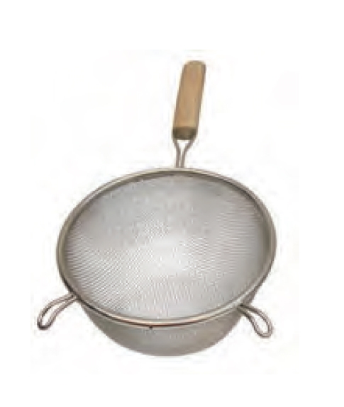 מסננת רשת ידית עץ 18 ס"מ("7) 3