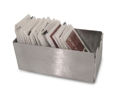 מחזיק שקיות סוכר נירוסטה בינוני חדש 10/5 ס"מ ST304- 0.8MM