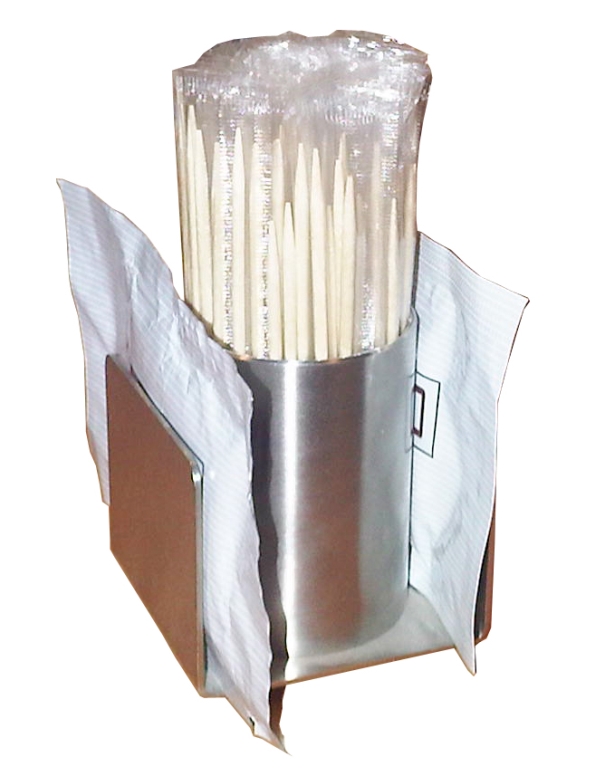 קיסמון נירוסטה כבד עם תפס דו צדדי למגבונים לחים 3