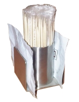 קיסמון נירוסטה כבד עם תפס דו צדדי למגבונים לחים