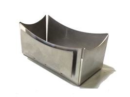 מחזיק שקיות סוכר נירוסטה 10/5 ג 6 ס"מ חדש "TAYLOR" עם תפס לתפריט