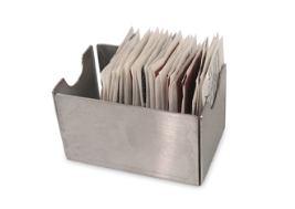 מחזיק שקיות סוכר נירוסטה 10/5 ג 6 ס"מ חדש "TAYLOR"