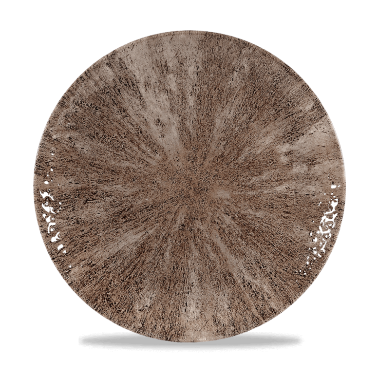 צלחת 21.7 ס"מ(8)חום CHURCHILL STONE ZIRCON BROWN 3