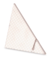 מחזיק כרטיס משולש נירוסטה דקור QUADRO