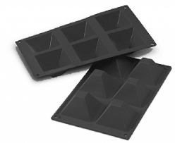 תבנית סיליקון פירמידה 6 שקעים LEKUE תואם SF007