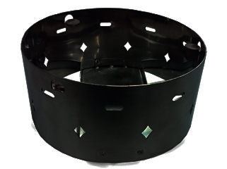 מעמד עגול "אליה" שחור לחימום כלים קוטר 200 מ"מ ( DEKO-1.00) 3