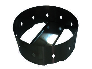 מעמד עגול "אליה" שחור לחימום כלים קוטר 280 מ"מ ( DEKO-1.20 MM ) 3