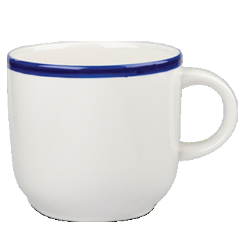 ספל קפה פס כחול CHURCHILL 8 OZ 3