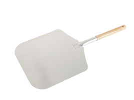 כף פיצה אלומיניום ידית עץ 30/35  אורך כללי 132 ס"מ