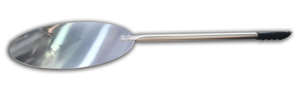 כף פיצה אלומיניום עגול 35 ס"מ ידית אלומינים אורך כללי 98 ס"מ 3