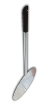 כף פיצה אלומיניום עגול 35 ס"מ ידית אלומינים אורך כללי 98 ס"מ 9