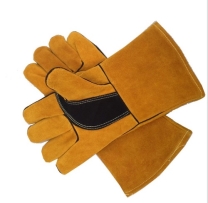 זוג כפפות עור מקצועי חום גבוה 40/20  ס"מ JCGL-01