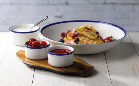 צלחת פס כחול 16 ס"מ CHURCHILL EVOLAV WHEVP6 9