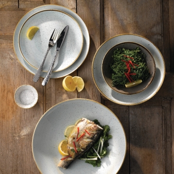 צלחת משולשת 31.1 ס"מ CHURCHILL STONECAST DUCK EGG 5