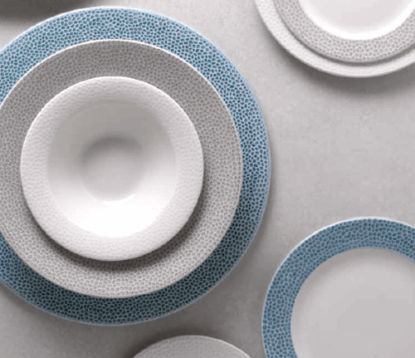 צלחת פסטה 28 ס"מ צדף(11) כחול CHURCHILL Isla Spinwash Ocean Blue 5