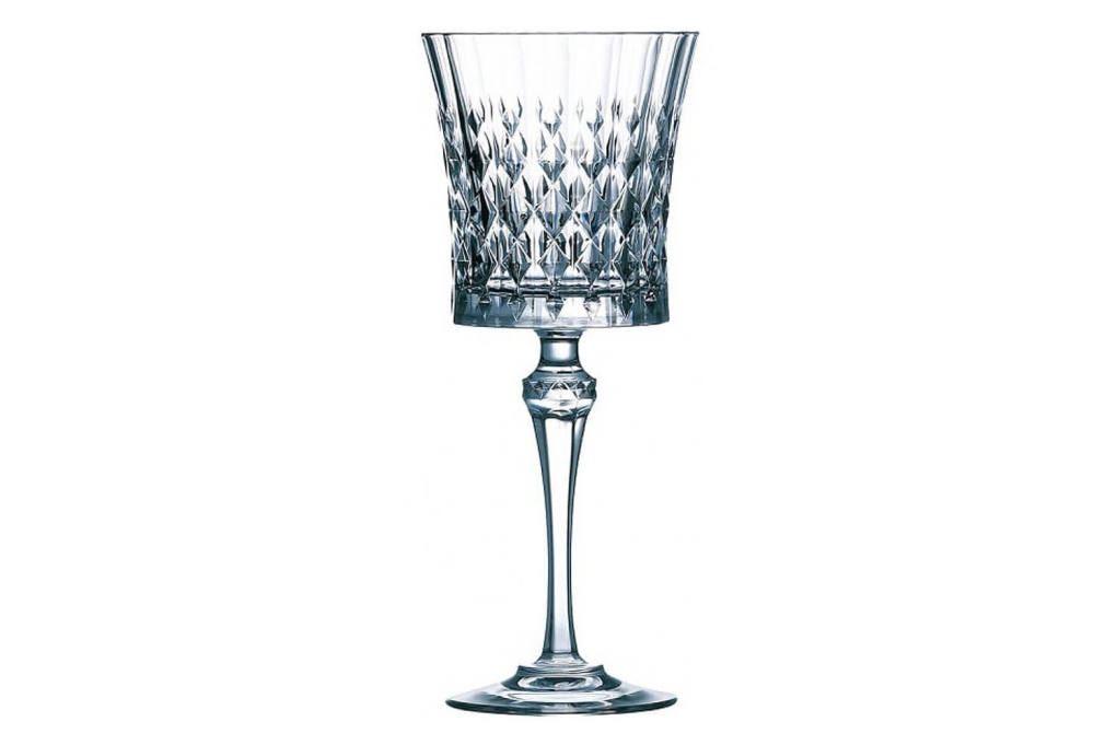 כוס יין 19CL קריסטל רטרו ליידי דימונד ARCOROC l9744 3