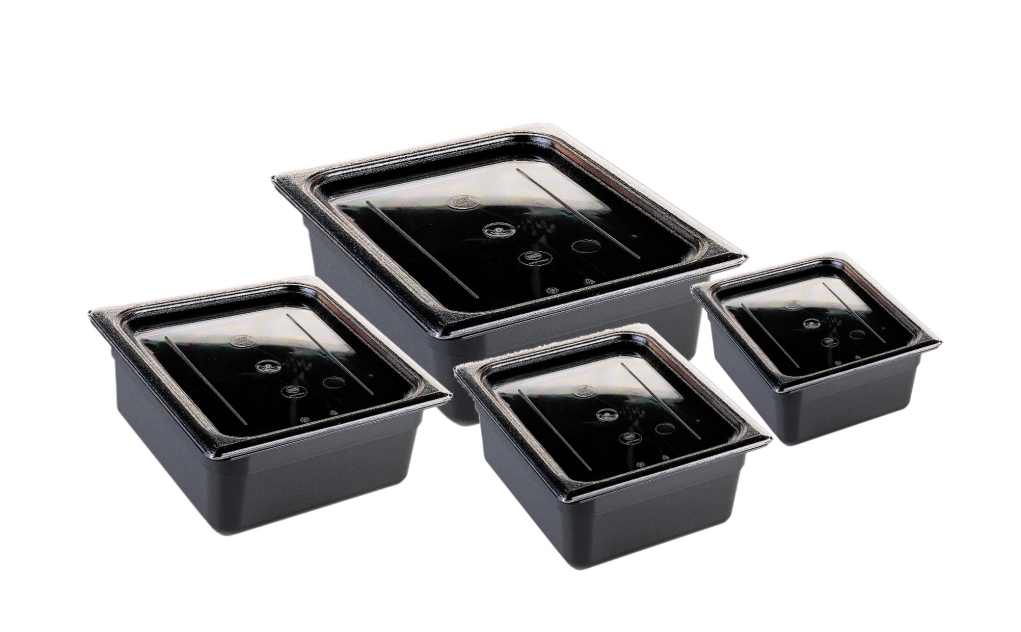 תבנית פוליקרבונט שחור 1/3/150 (17.6/32.5 ג-15 ס"מ)(5.4 ליטר) ECONOMY 3