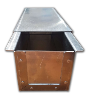 תבנית לחם/קסטן+מכסה 25/10 גובה 10 ס"מ אלומיניום BMLazer 5