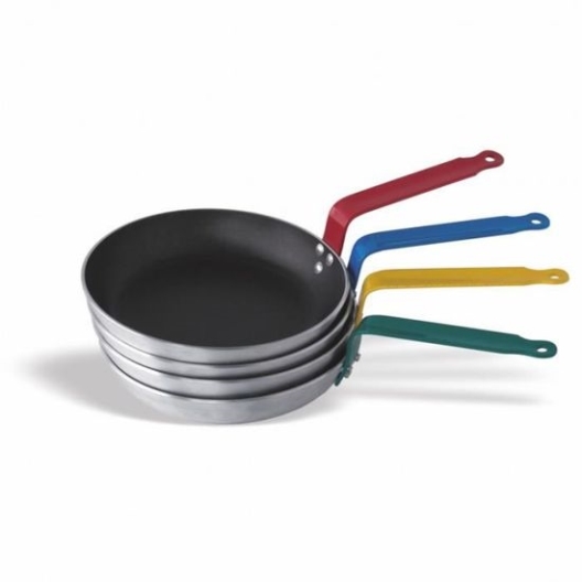 מחבת אלומיניום 24 ס"מ מקצועי נון סטיק ידית צהובה קלאסי PUJADAS (ציפוי טפלון)  128224 3