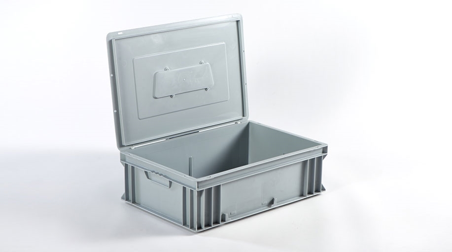 ארגז תפיחה/תעשייתי אטום  60/40/18  ס"מ אפור פלסגד 3